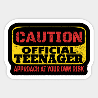 Officially a Teenager - 13th Birthday Gift Sticker